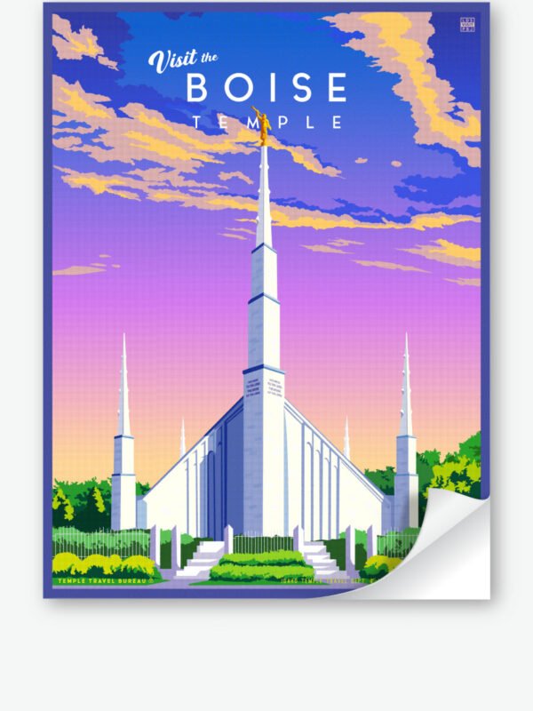 boise idaho temple wall decal 34