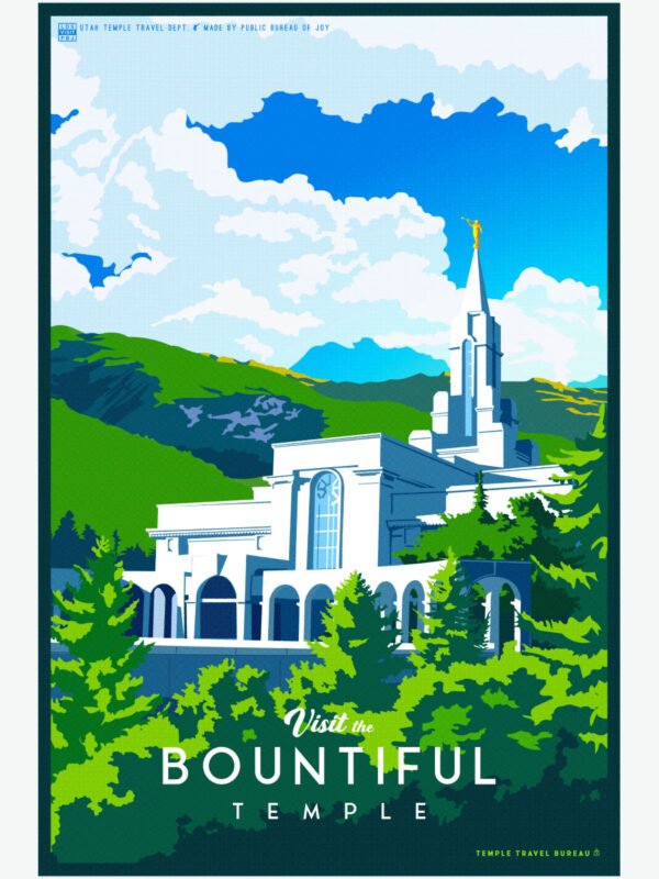 Bountiful Utah Temple Poster 23