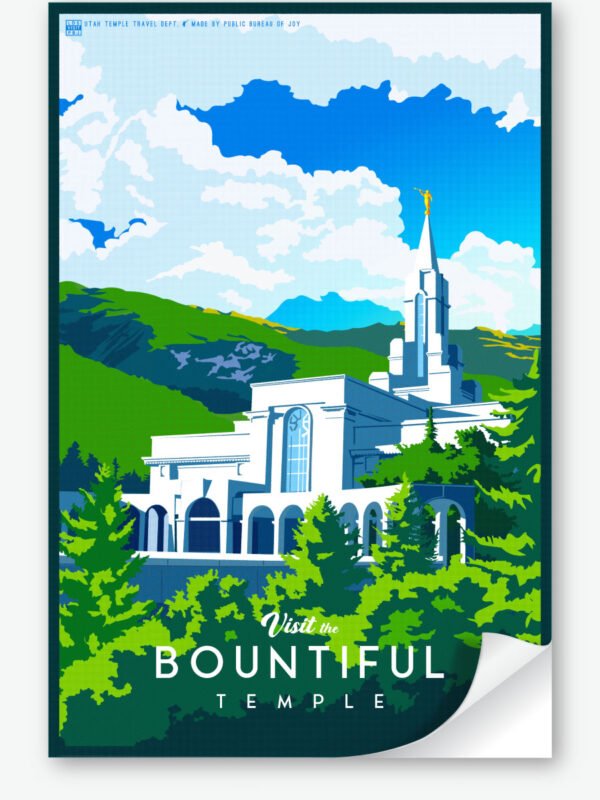 Bountiful Utah Temple Wall Decal 23