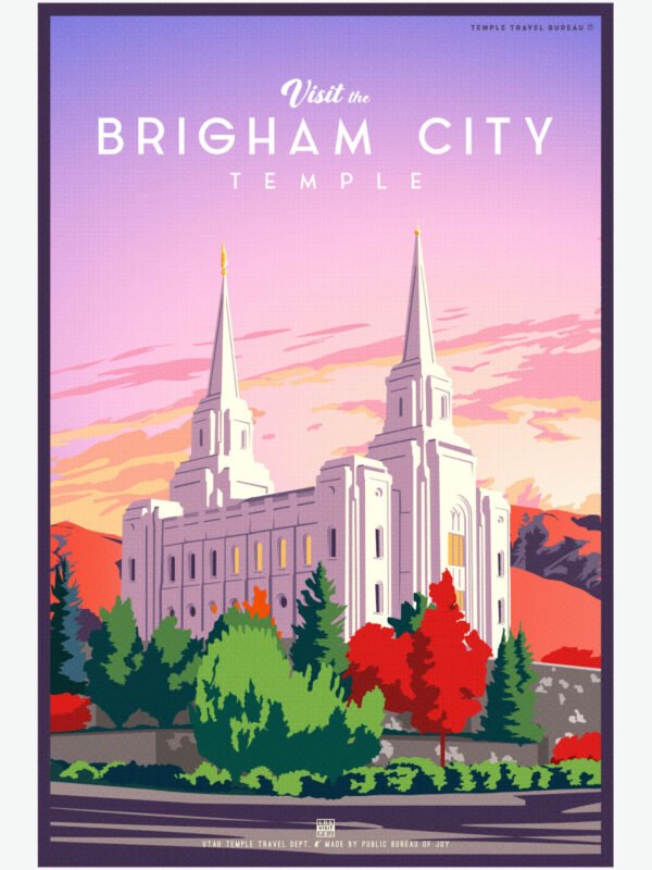 Brigham City Utah Temple Poster 23