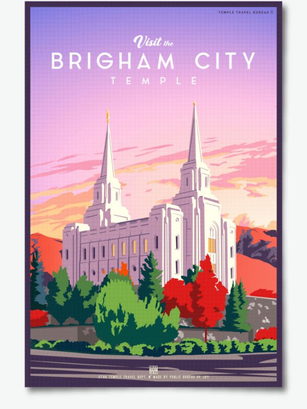 Brigham City Utah Temple Poster Print 23