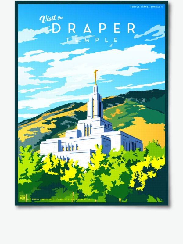 Draper Utah Temple Poster Print 34