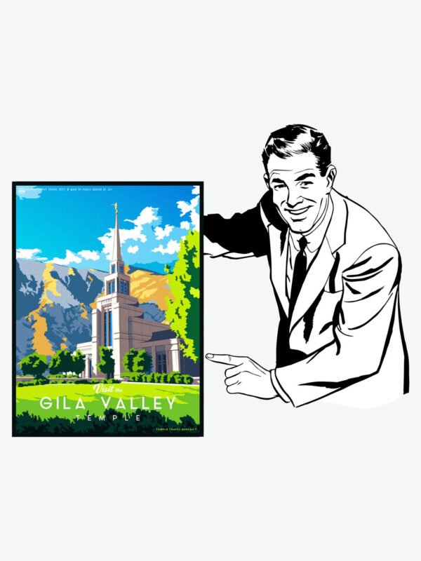 Gila Valley Arizona Temple Poster