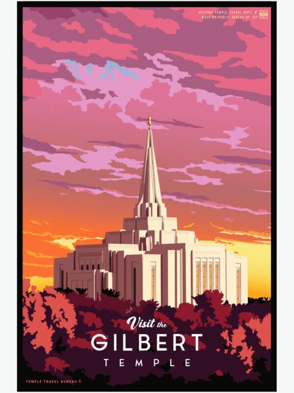 Gilbert Arizona Temple Poster 23