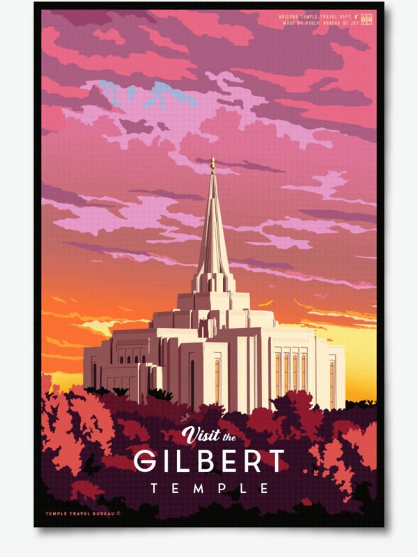 Gilbert Arizona Temple Poster Print 23