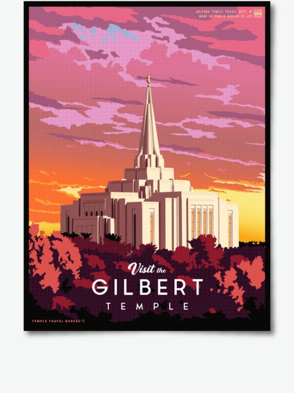 Gilbert Arizona Temple Poster Print 34