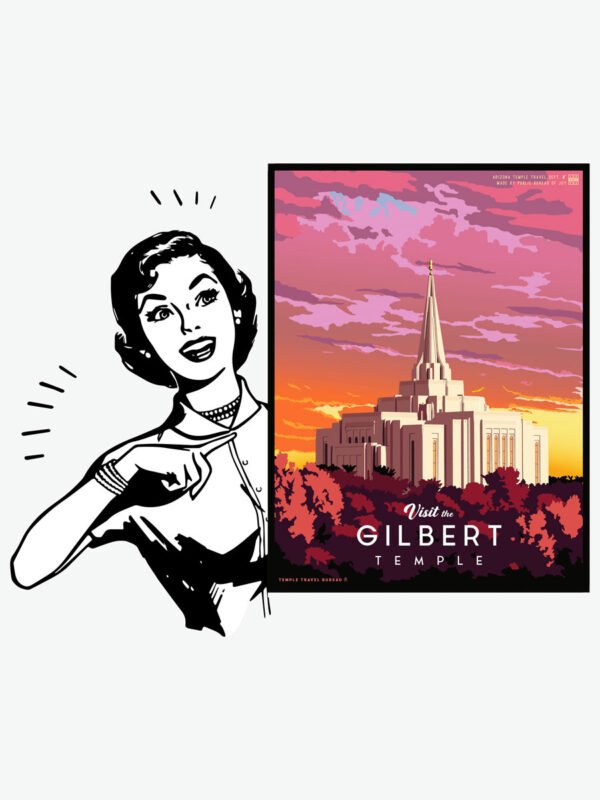 Gilbert Arizona Temple Poster