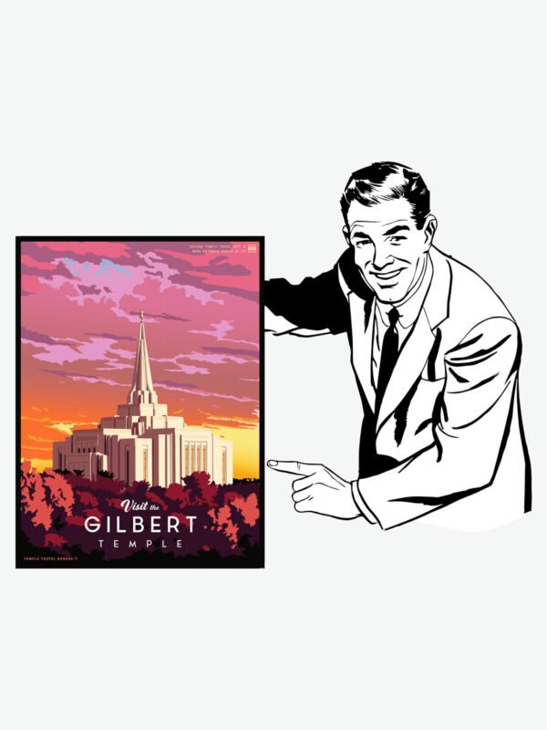 Gilbert Arizona Temple Poster