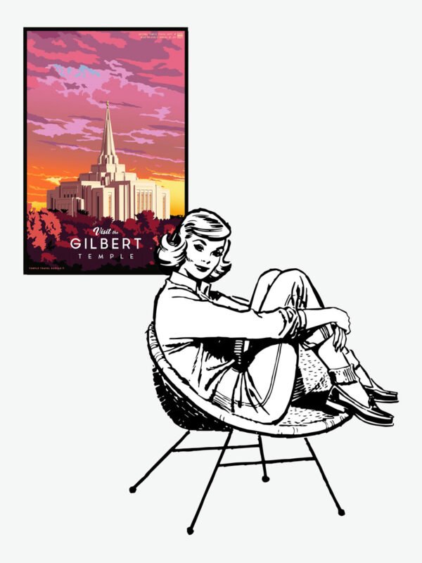 Gilbert Arizona Temple Poster