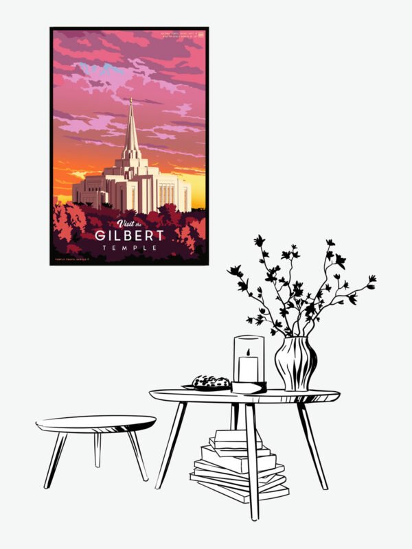 Gilbert Arizona Temple Poster