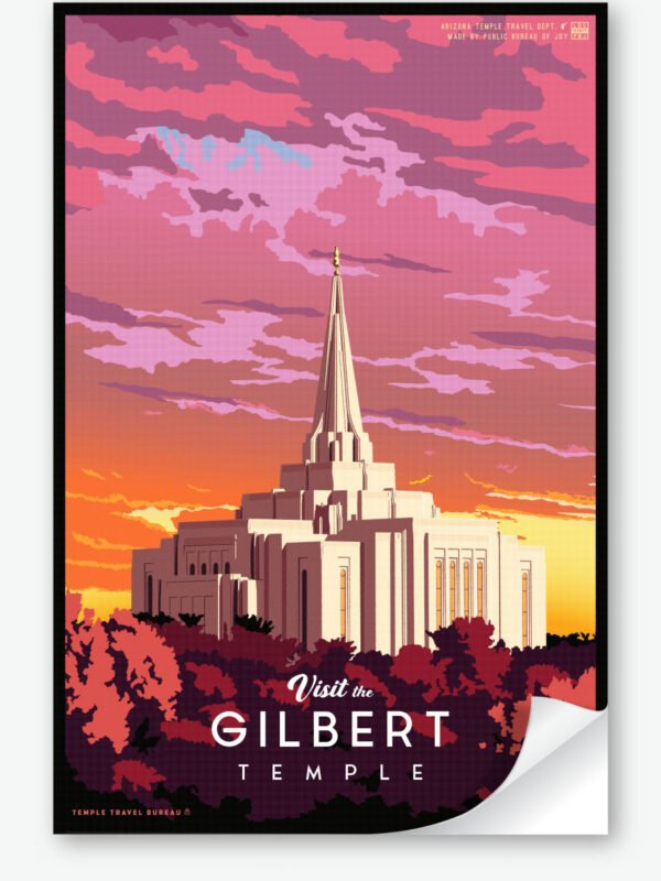 Gilbert Arizona Temple Wall Decal 23