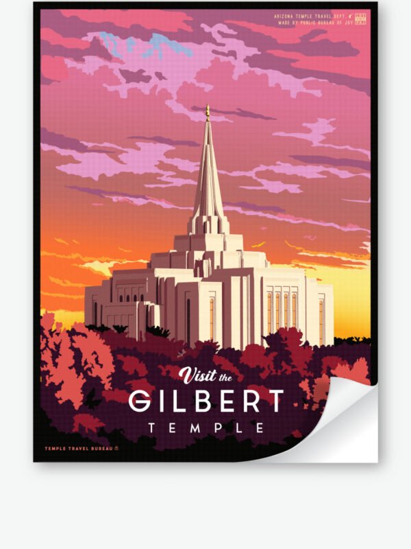 Gilbert Arizona Temple Wall Decal 34