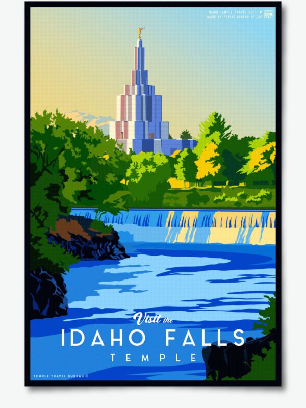 Idaho Falls Idaho Temple Poster Print 23