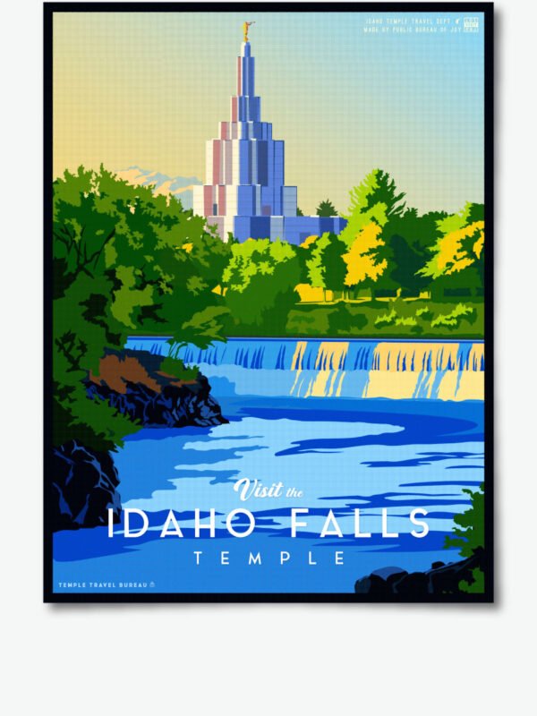 Idaho Falls Idaho Temple Poster Print 34