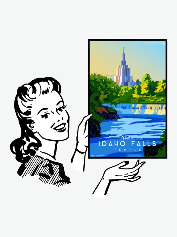 Idaho Falls Idaho Temple Poster