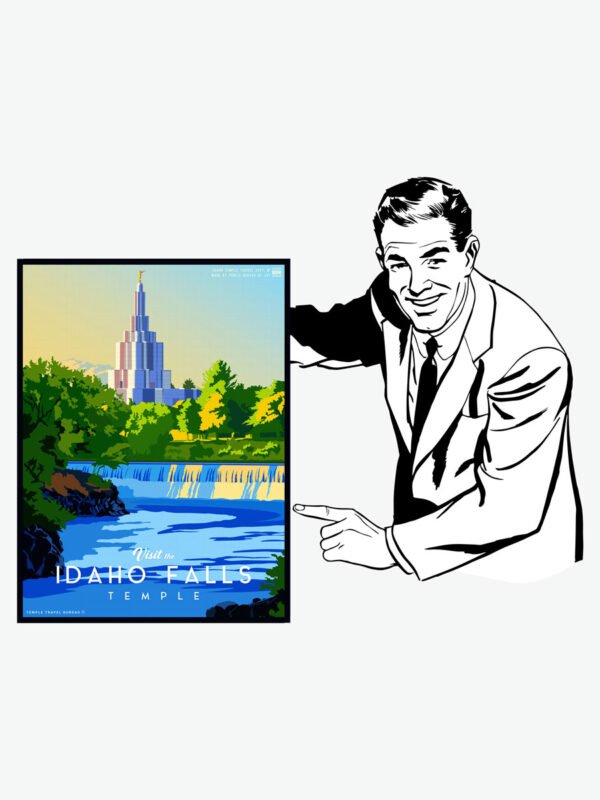 Idaho Falls Idaho Temple Poster