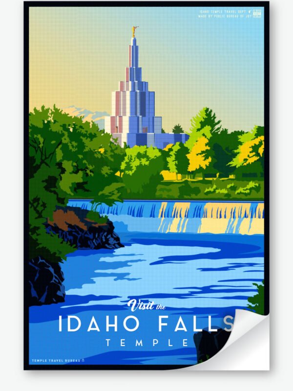 Idaho Falls Idaho Temple Wall Decal 23