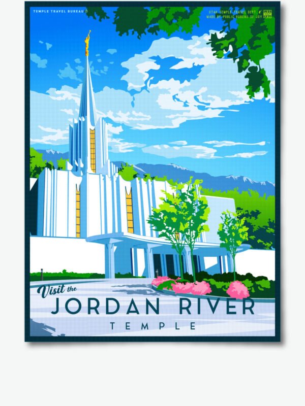 jordan river utah temple poster print 34