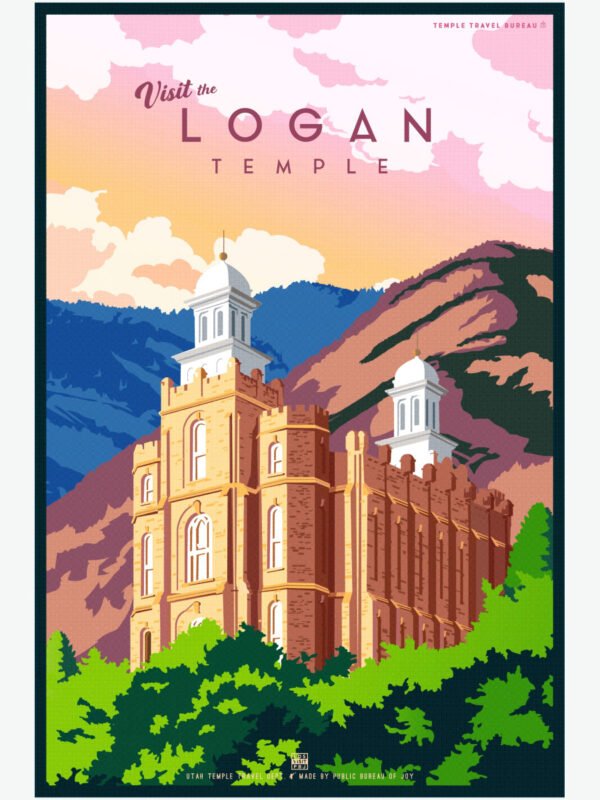 Logan Utah Temple Poster 23