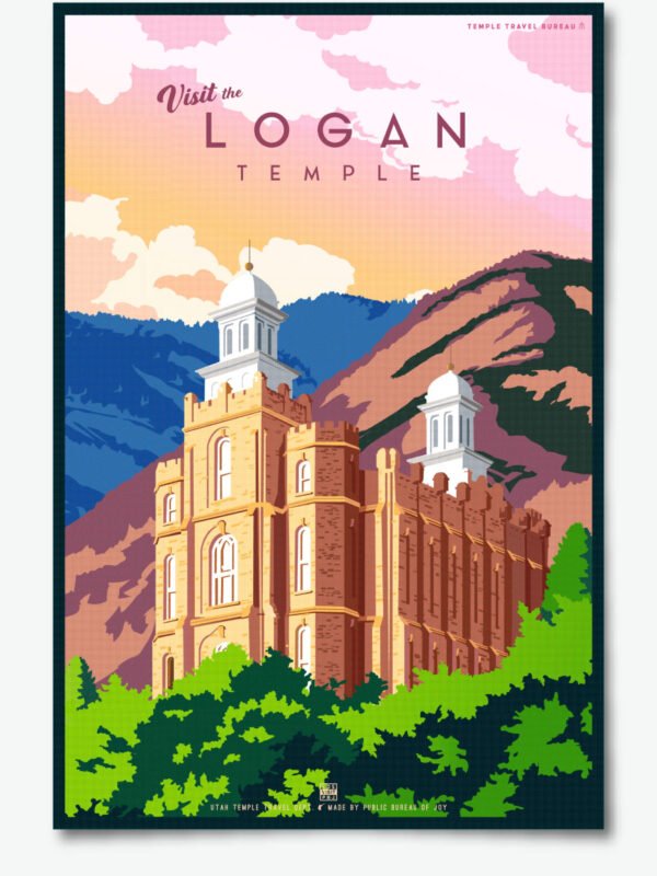 Logan Utah Temple Poster Print 23