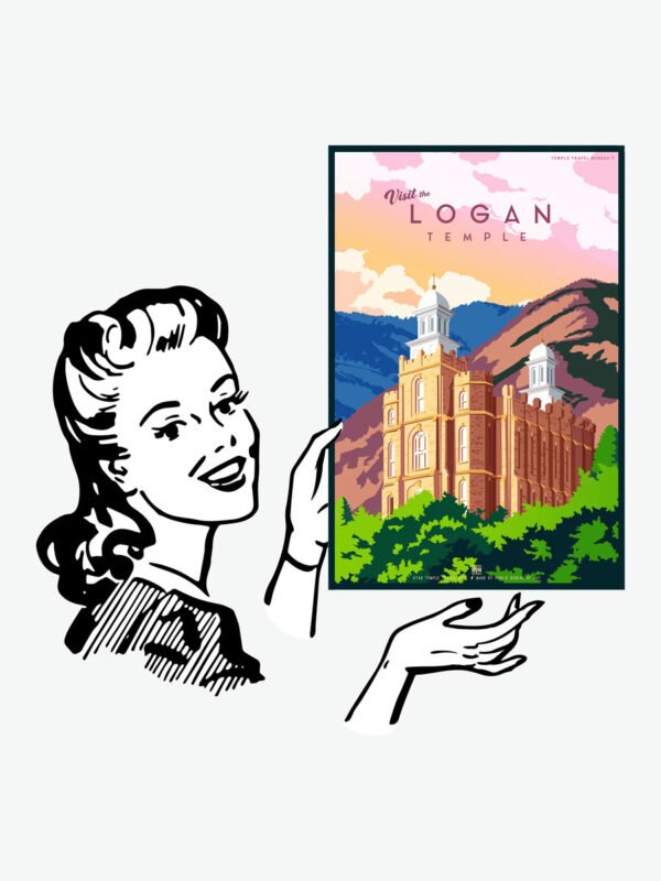 Logan Utah Temple Poster