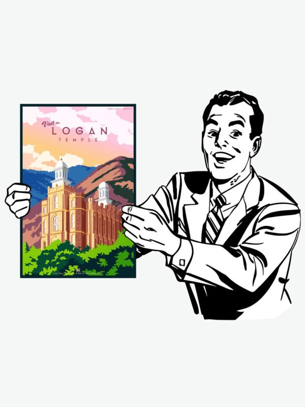 Logan Utah Temple Poster