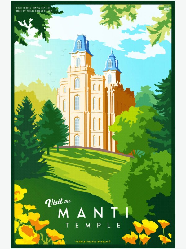 Manti Utah Temple Poster 23