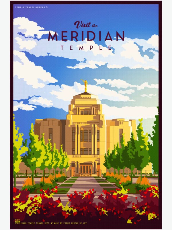 Meridian Idaho Temple Poster 23