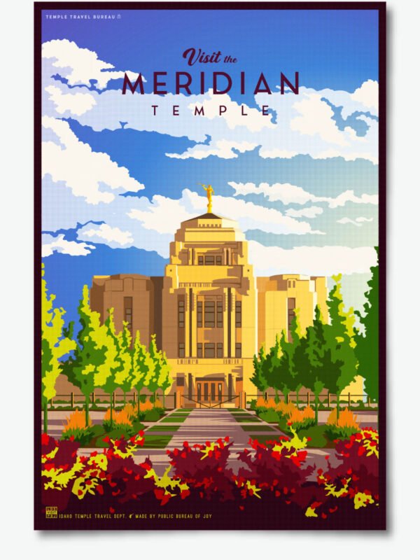 Meridian Idaho Temple Poster Print 23