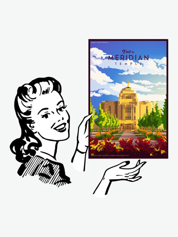 Meridian Idaho Temple Poster