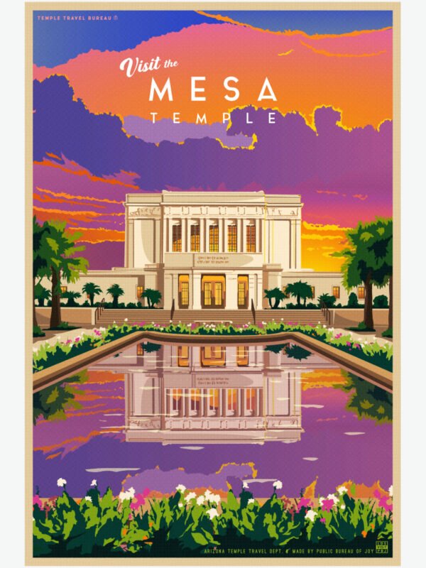 Mesa Arizona Temple Poster 23