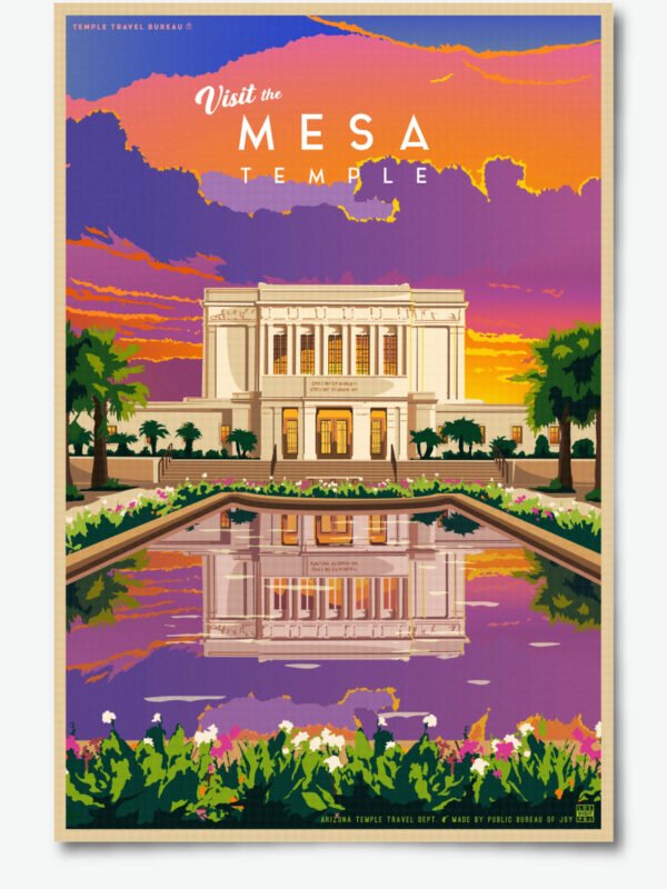 mesa arizona temple poster print 23