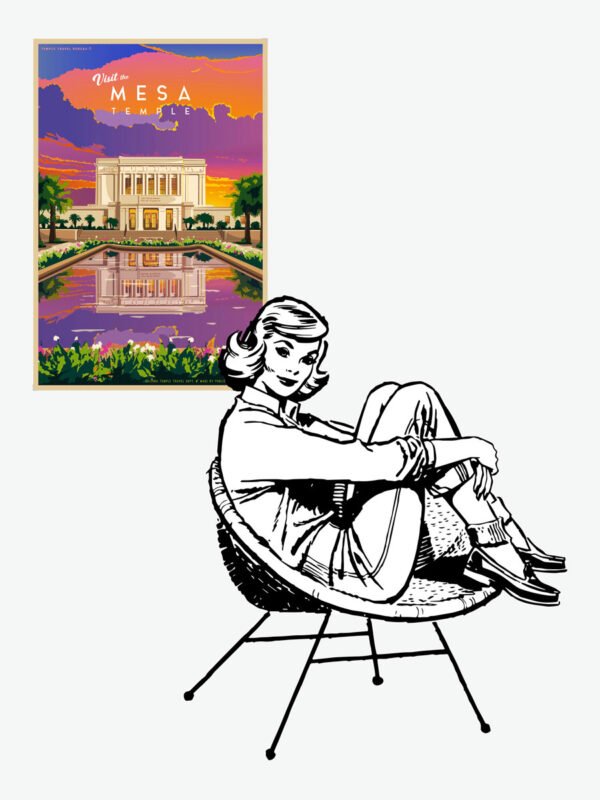 Mesa Arizona Temple Poster