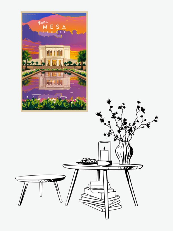 Mesa Arizona Temple Poster