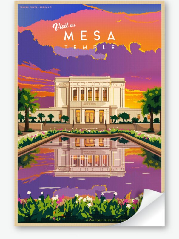 Mesa Arizona Temple Wall Decal 23