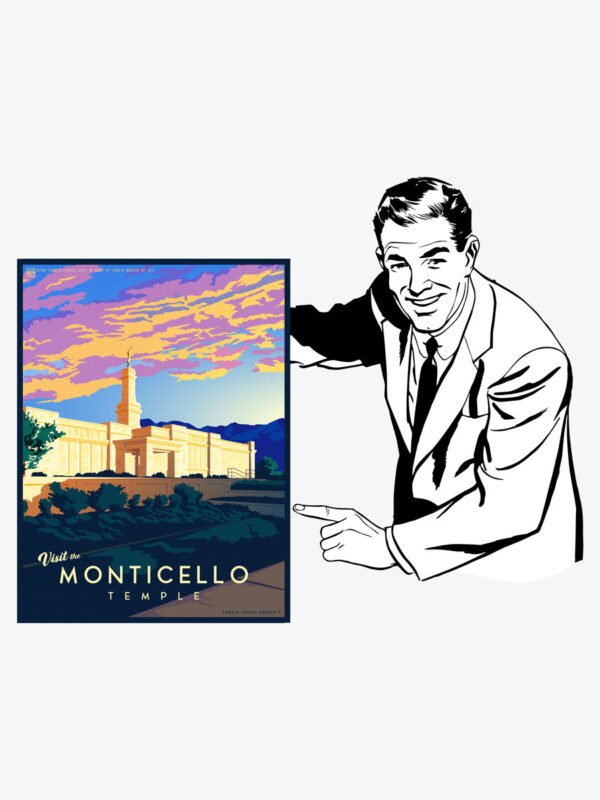 Monticello Utah Temple Poster