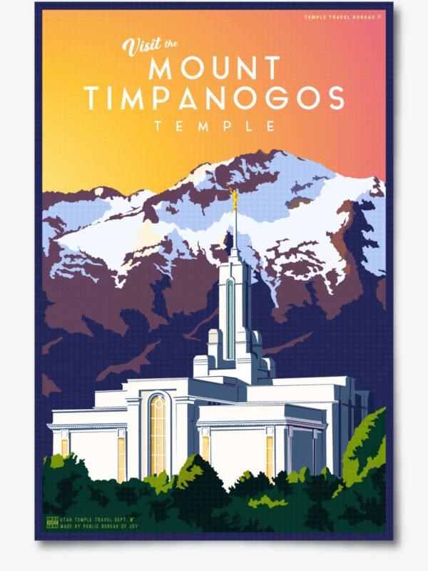 Mount Timpanogos Utah Temple Poster Print 23