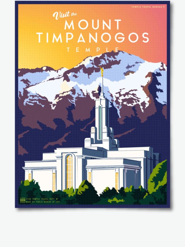 Mount Timpanogos Utah Temple Poster Print 34