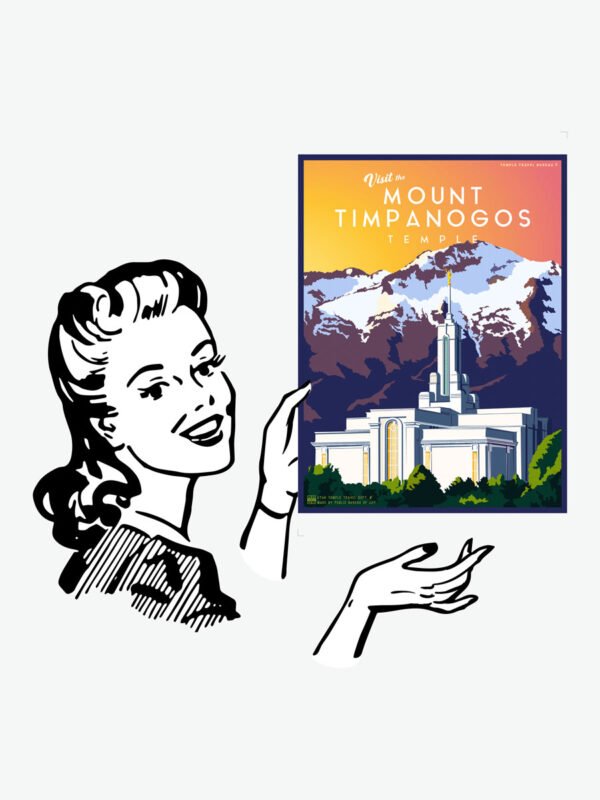 Mount Timpanogos Utah Temple Poster