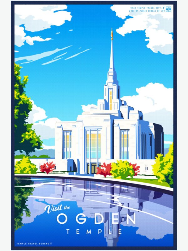 Ogden Utah Temple Poster 23