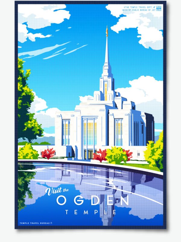 Ogden Utah Temple Poster Print 23