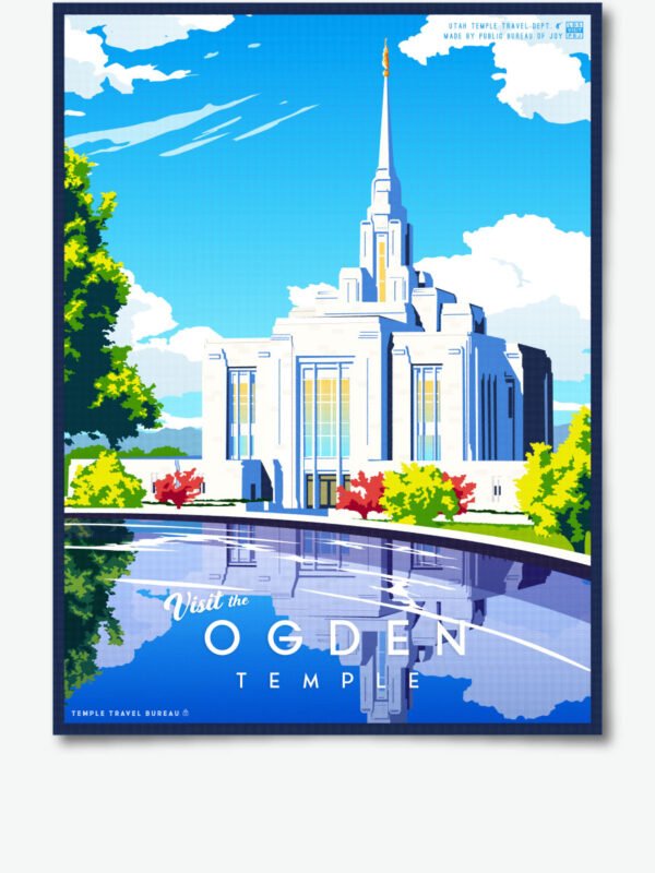 Ogden Utah Temple Poster Print 34