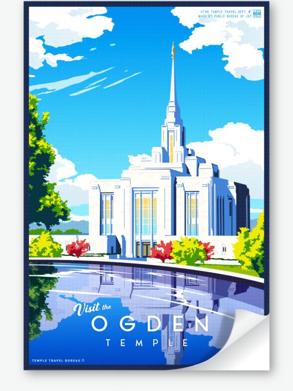 Ogden Utah Temple Wall Decal 23