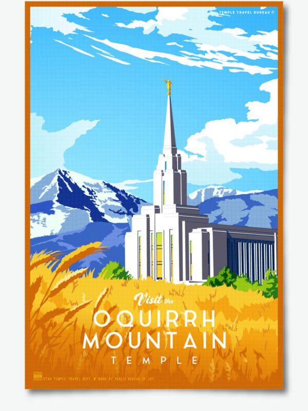 Oquirrh Mountain Utah Temple Poster Print 23