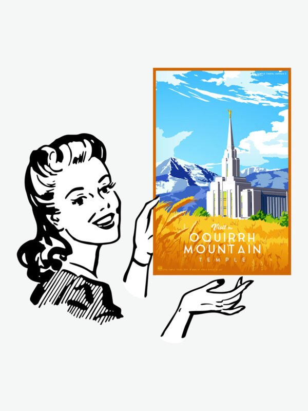 Oquirrh Mountain Utah Temple Poster