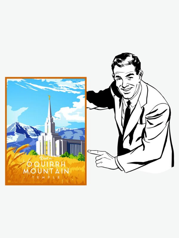 Oquirrh Mountain Utah Temple Poster