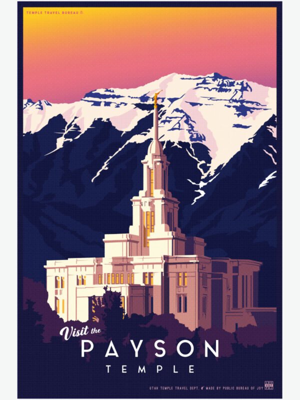 Payson Utah Temple Poster 23