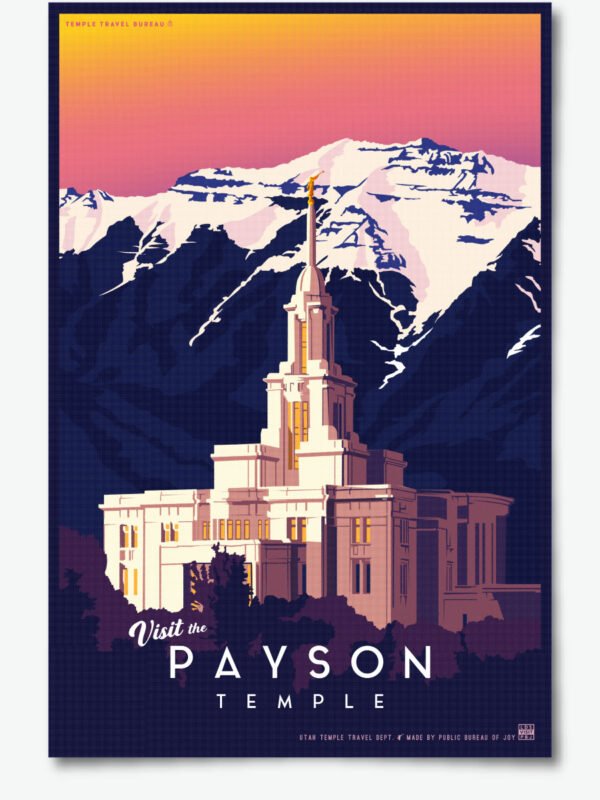 Payson Utah Temple Poster Print 23