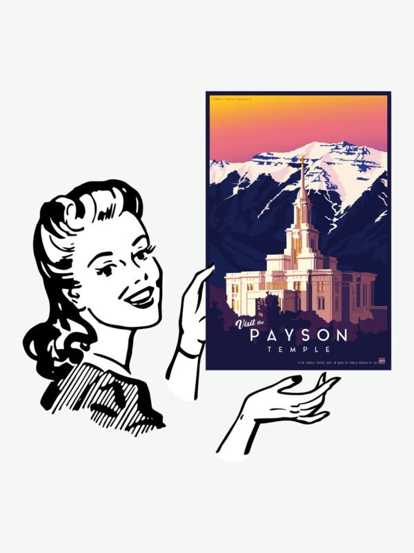 Payson Utah Temple Poster