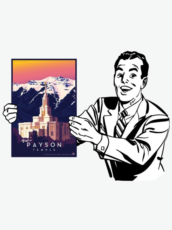 Payson Utah Temple Poster